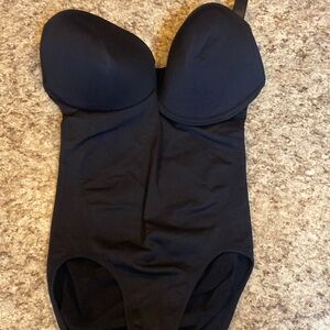 Heavenly Shapeware bodysuit with full coverage snaps underneath,